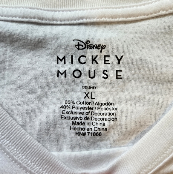 Mickey Mouse T shirt NWOT size XL - Picture 3 of 7